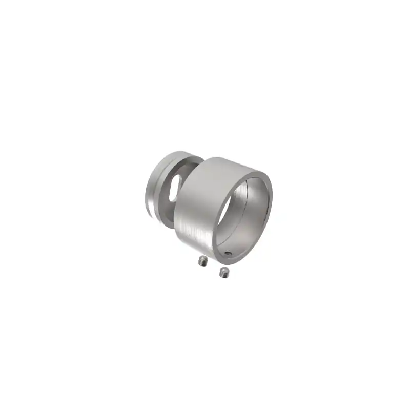 Dernier Modèle Fixation de main courante 2 parties inox 304 brossé pour tube Ø42,4mm