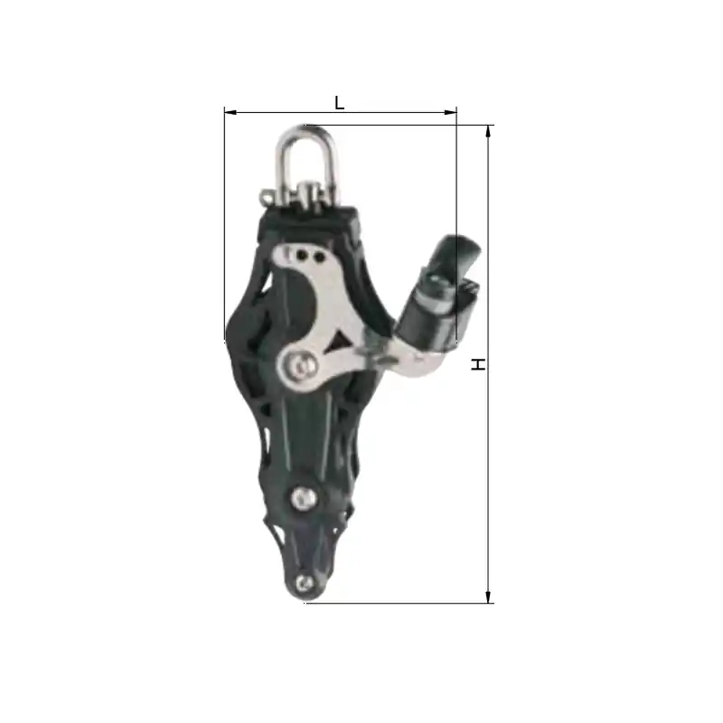 Seulement Aujourd’hui Poulie violon émerillon/manille ringot t.c Ø35