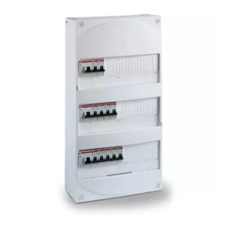 Affaire À Saisir Tableau électrique prééquipé ABB - 3 rangées - 3 ID 63A + 11 disjoncteurs 4.5 kA