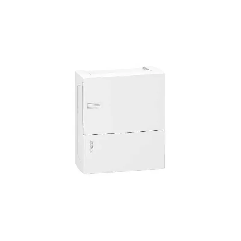 Coffret en saillie Mini Pragma – 8 modules – 1 rangée – Portillon opaque Haute Qualité