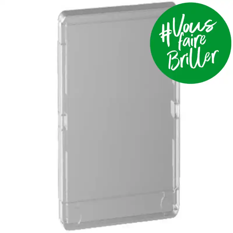 Porte Styl transparente pour coffret de répartition Resi9 – 13 modules – 4 rangées Vente Directe