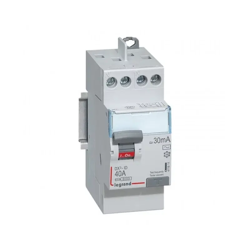 Achat Immédiat Interrupteur différentiel - 40A - 30mA - Type AC - 230V - Vis/vis