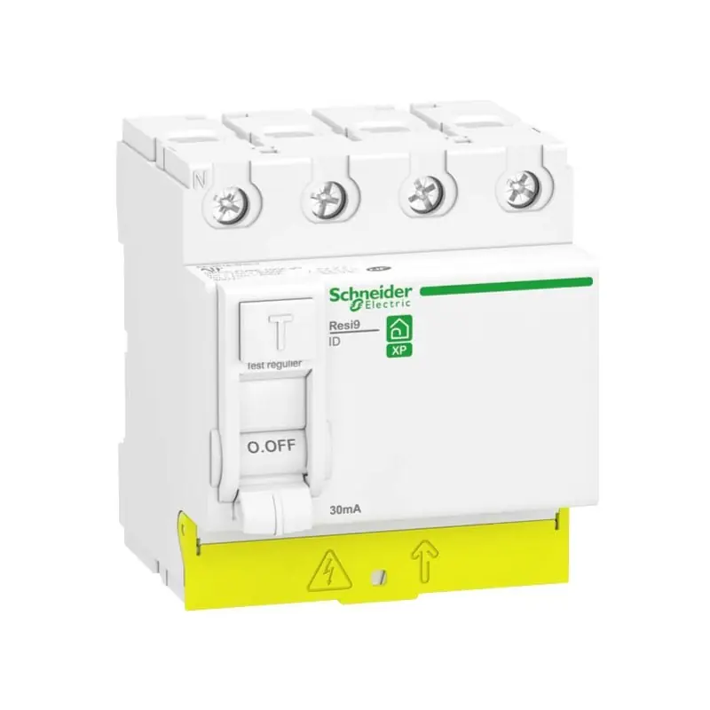 Offre Du Jour Interrupteur différentiel 63A XP Resi9 - Type A - Tétrapolaire - 30mA - 230V CA - Peignable