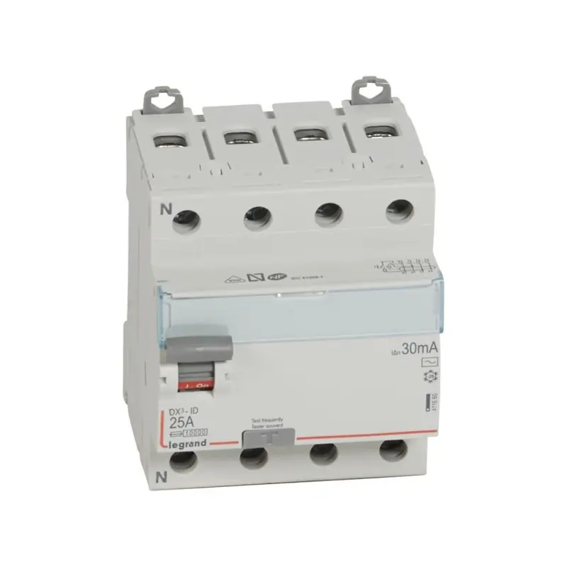 Édition Limitée Interrupteur différentiel - 25A - 30mA - Type AC - 400V - Vis/Vis - Haut/Bas