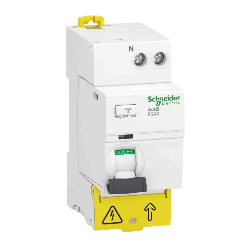 Interrupteur différentiel tête de groupe Acti9 iIG40 Schneider Electric - 1P+N - 40A - 300mA - Type AC Must-Have
