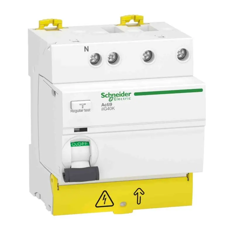 Interrupteur différentiel tête de groupe Acti9 iIG40K Schneider Electric - 3P+N - 40A - 300mA - Type AC Achat Immédiat