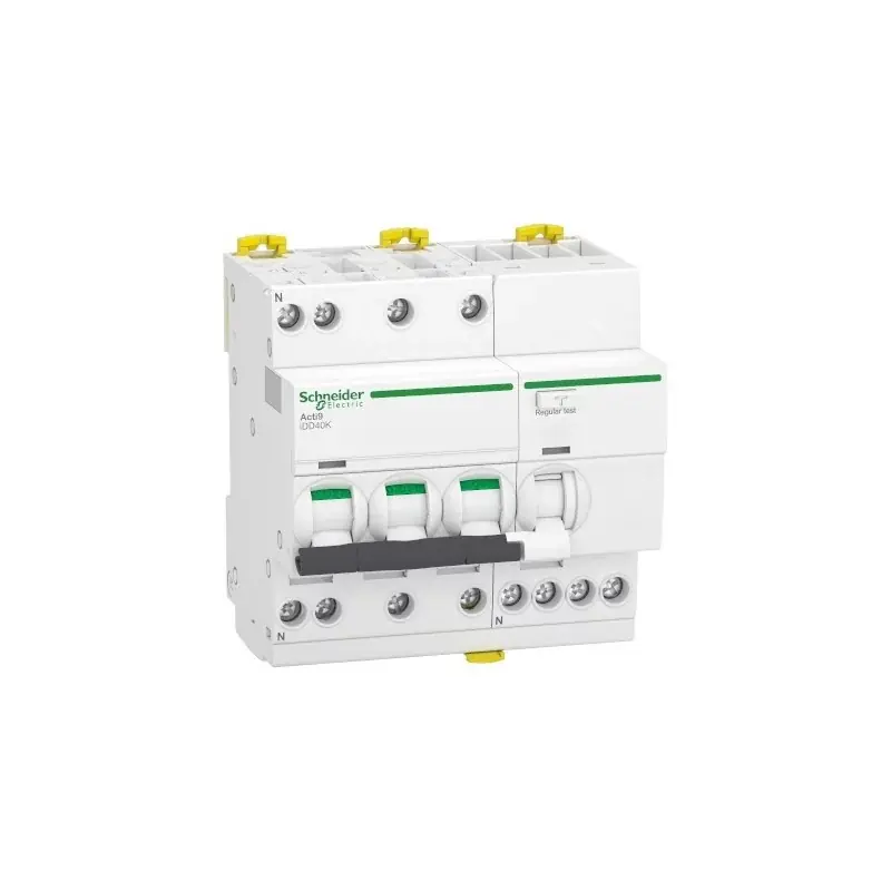 Disjoncteur différentiel ”départ” 32A - iDD40K Acti9 - 4.5kA - courbe C - 3P+N - 30mA Offre Limitée