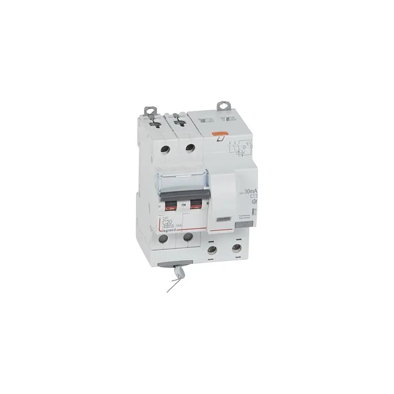 Acheter En Ligne Disjoncteur différentiel DXᶾ 6000 – Vis/vis – 20A – AC – 10kA – 30mA