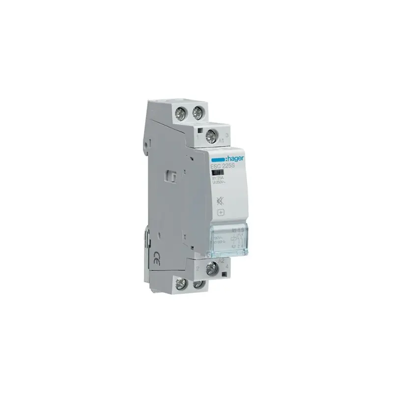 Contacteur silencieux - 2P - 230V - 25A - 2F Remise