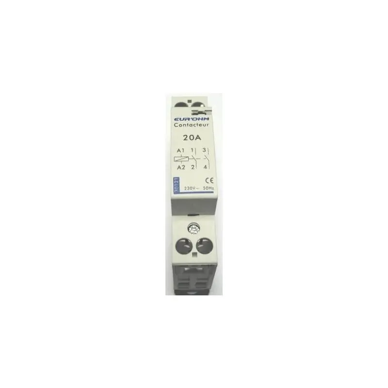Contacteur standard - 20A 2P 2F - 1 module Offre Limitée
