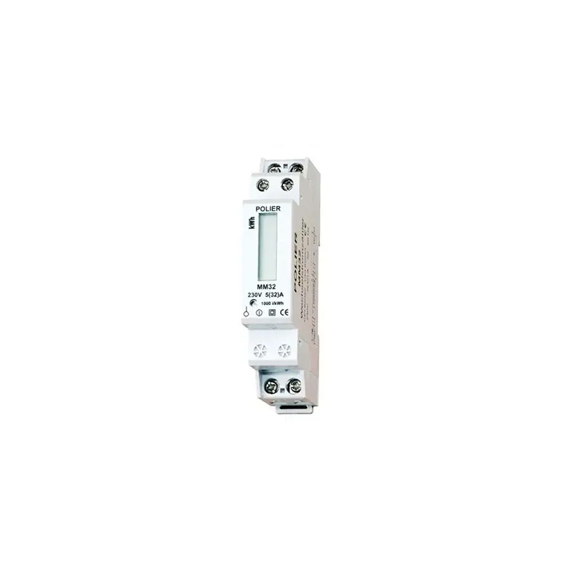 Compteur modulaire - Monophasé - 45A - Affichage LCD Prix Bas
