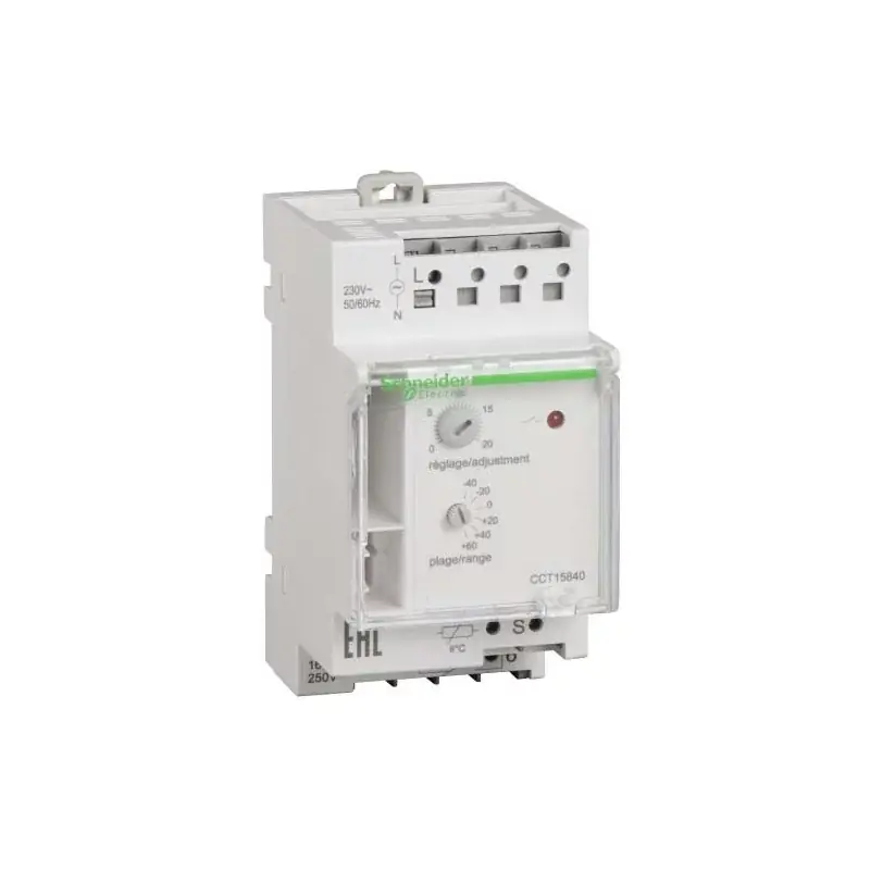 Commande En Gros Thermostat modulaire pour chauffage direct TH7 - 1 zone - Plage de réglage : -40... +80°C