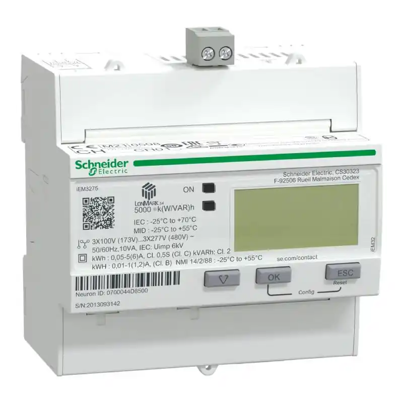 Affaire À Saisir Compteur d'énergie triphasé Acti9 iEM-3275 Schneider Electric - TI - multi-tarif - LON - MID