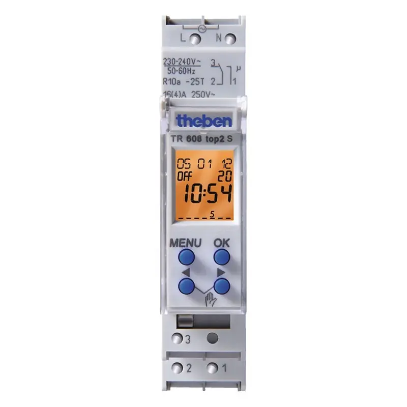 Authentique Horloge programmable digitale TR 608 top2 S