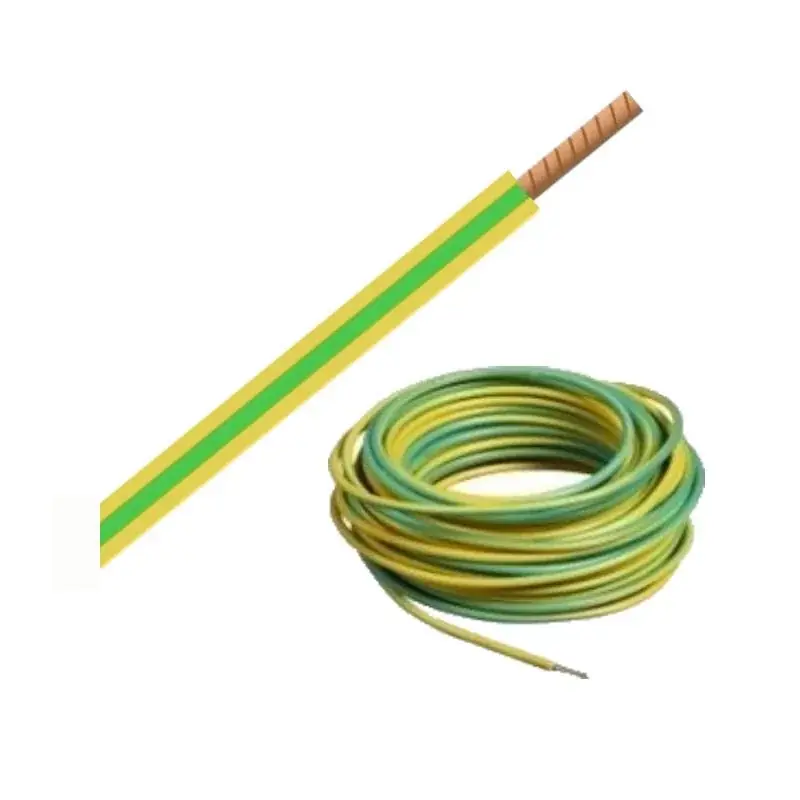 Bobine de Câble H07VR 6 mm² – 100 m – Vert/Jaune Top Vente