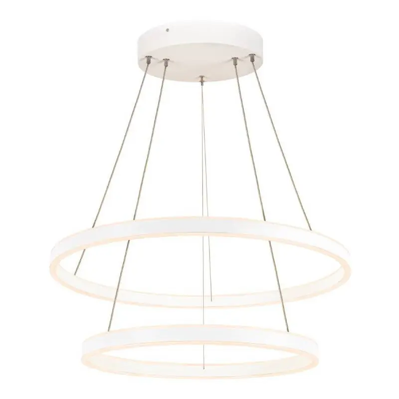 Satisfait Ou Remboursé Suspension LED Up & Down ONE DOUBLE SLV - 55W - 2700/3000K - Blanc - Dimmable Dali