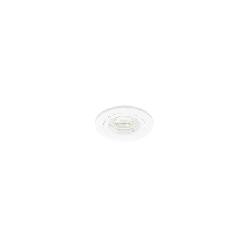 Artisanat Spot LEDencastré DLT-ISO 75 - Recouvrable - 6W - GU10 - Rond - Aluminium - Blanc