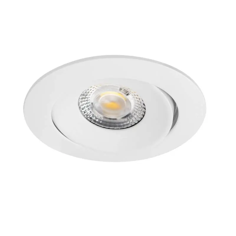 Commande En Gros Spot encastré orientable Aspen Tilt CCT Aric - 5W - 3-4000K - IP20/65 - Dimmable - Blanc