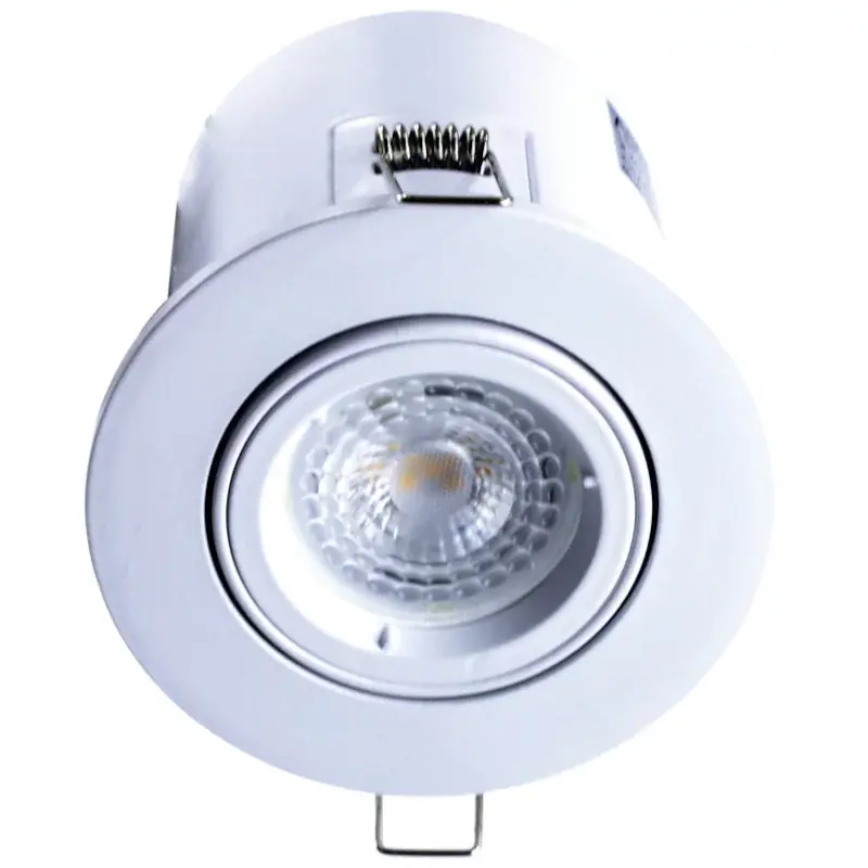 Soldes Kit spot encastré orientable BBC SPT204 Arlux - GU10 - 5W - 4000K - 380Lm - ø100mm - Blanc