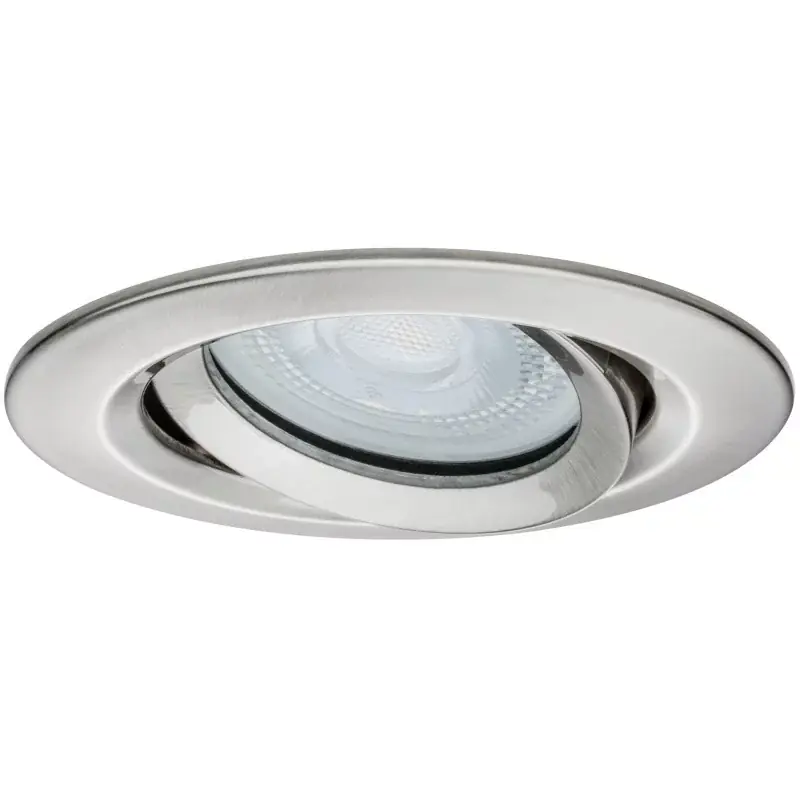 Top Qualité Spot encastré Nova Plus Paulmann - GU5.3/GU10 - 35W - Orientable - Acier brossé - IP65