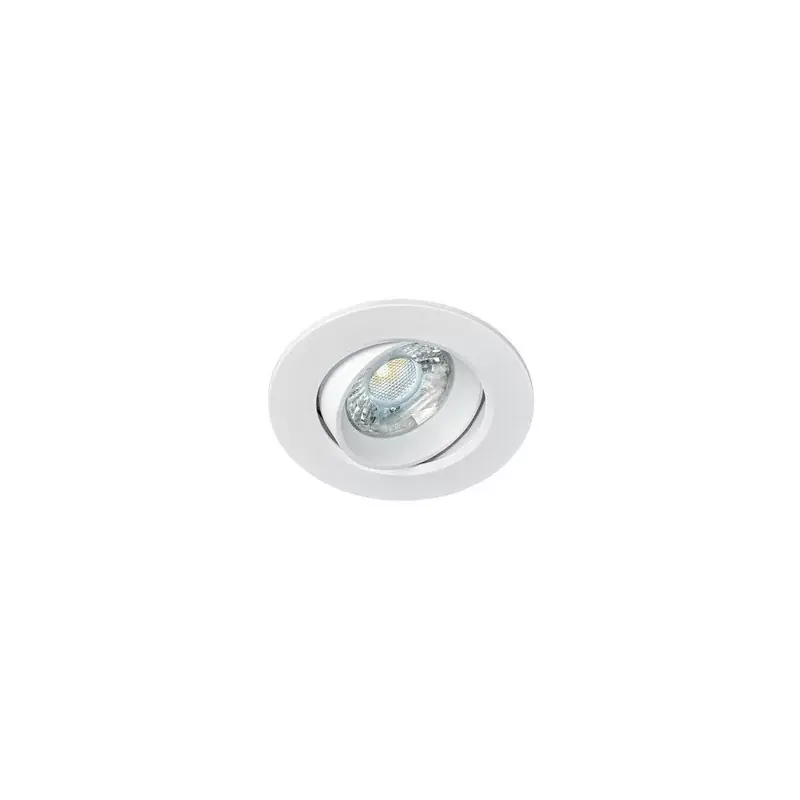 Offre Limitée Spot encastré LED orientable Elody - 10W - 4000K - Rond - Blanc
