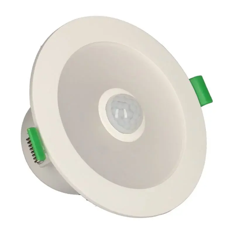 Top Qualité Spot encastré avec détecteur IR Sirius Arlux - 10W - 3000/4000/6000K - IP44 - Blanc