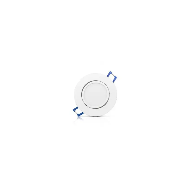 Bon Plan Spot LED orientable - 5W - 4000K - Rond - Blanc - Avec alimentation électronique - Non variable