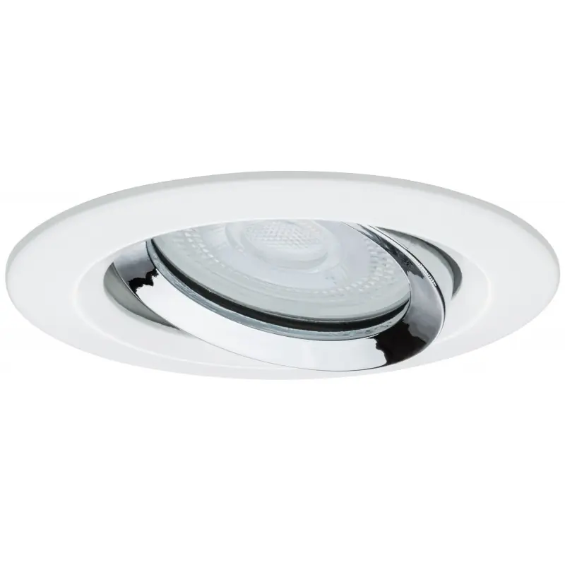 Commander Vite Spot encastré LED Nova orientable - Blanc/chromé - 35W - IP65 - Gradable - Sans ampoule