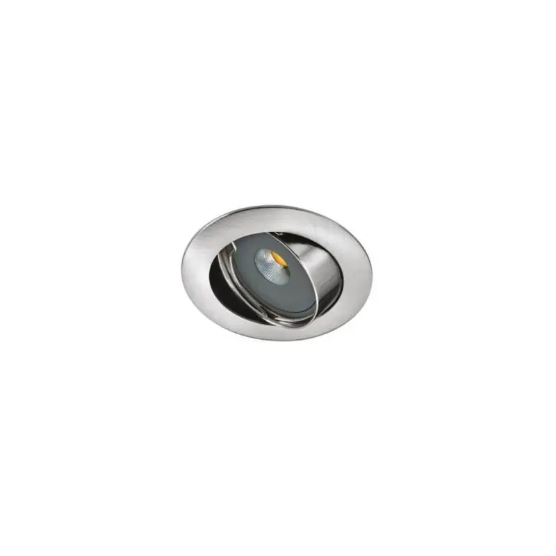 Spot encastré orientable LED Galaxy - 6W - 4000K - Aluminum brossé Certifié