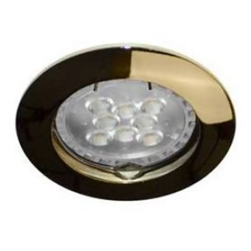 Seulement Aujourd’hui Spot LED KSA1002 R - GU10 - Fixe- 50W - Rond - Doré - Sans ampoule