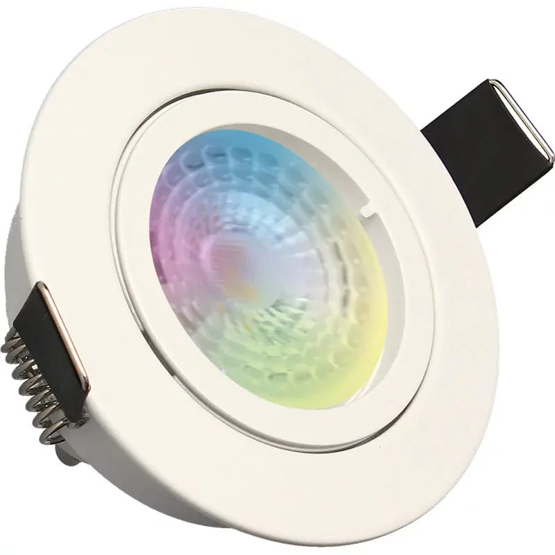 Dernière Chance Spot connecté LED Smart Saphyr Arlux - 5W - RGB/Blanc - 350lm - IP20 - Blanc