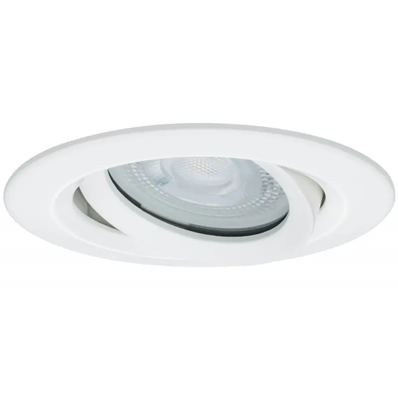 Satisfait Ou Remboursé Kit de 3 spots encastrés LED Nova orientable - Blanc - 7W - 2700K - IP65 - Dimmable - Avec ampoule