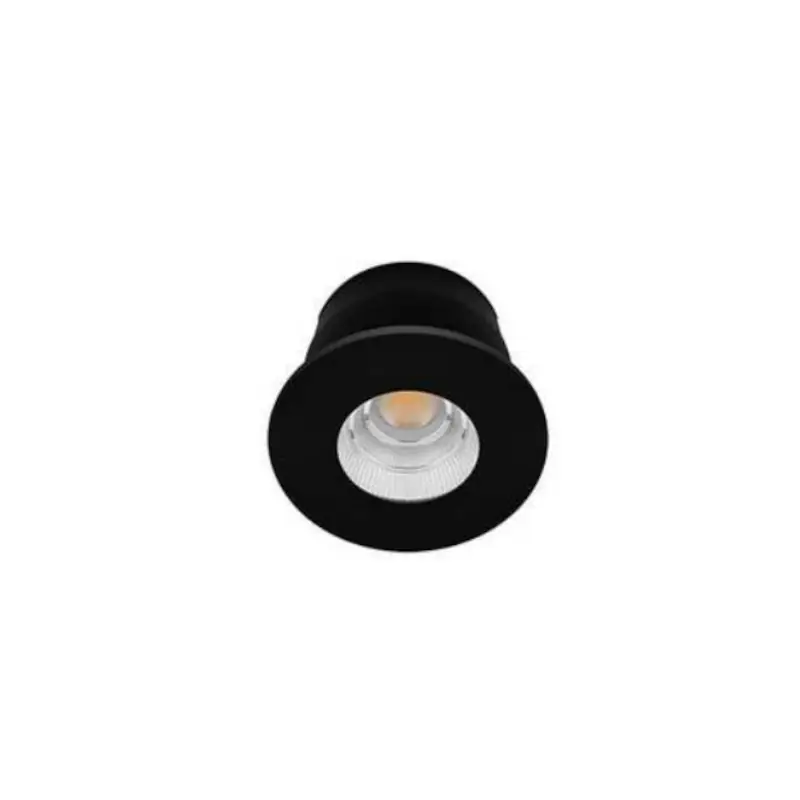 Livraison Express Spot LED Debi RD4 en 1 - Fixe- 6W - 570Lm - Rond - Noir mat - Dimmable