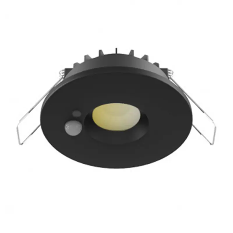 Spot LED noir avec détecteur IFR ESA Miidex - 6W - 3 CCT - BBC Meilleure Qualité