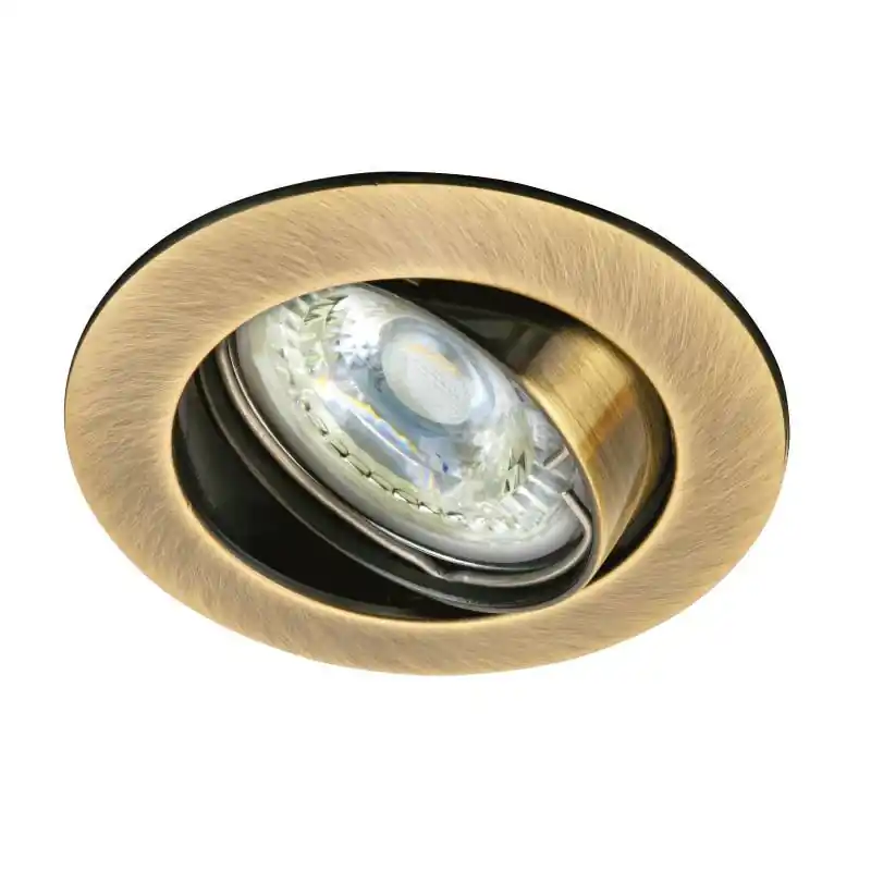 Spot encastré sans ampoule GALAXY Aric - GU10 - 50W max - Bronze - Rond Retour Gratuit