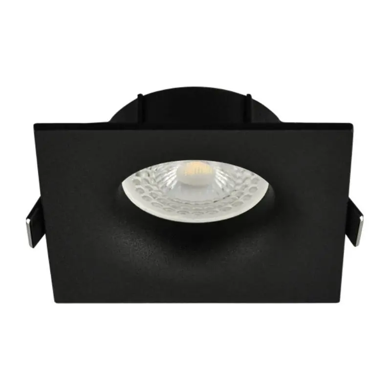 Artisanat Spot intérieur encastrable SEC-202 Arlux - Diffuseur inclinable - 35W - GU10 - Noir
