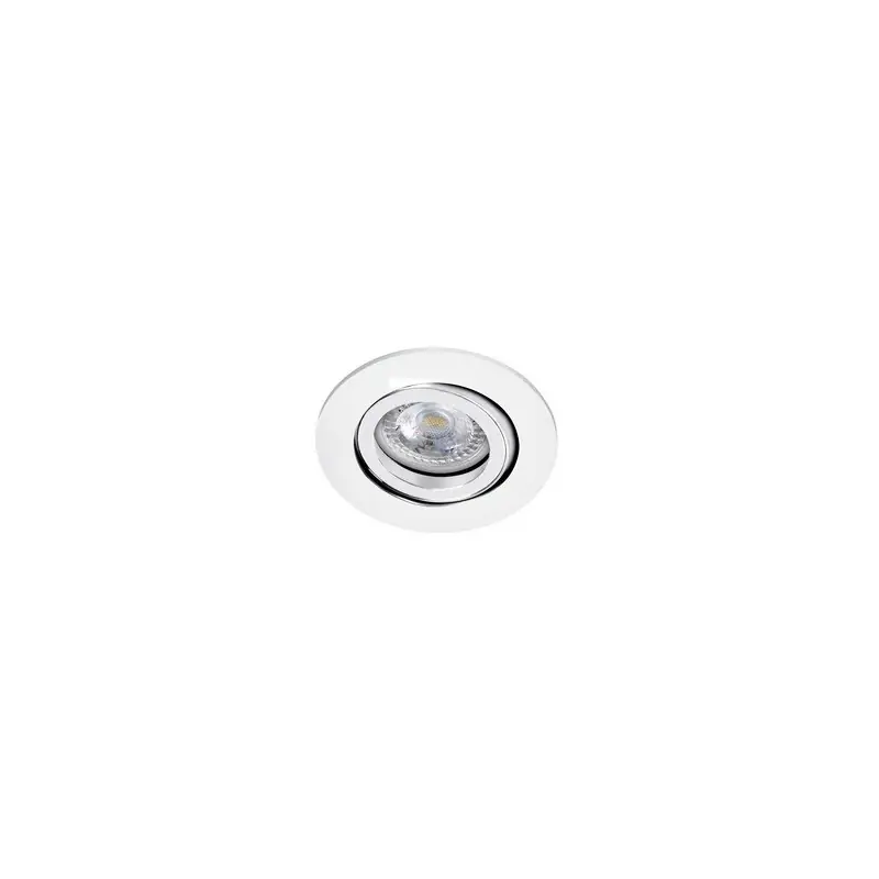 Offre Exclusive Kit Spot encastré Tipo R LED STEP DIM orientable - 4,5W - 4000K - 390lm - Rond - Dimmable - Avec ampoule - Blanc
