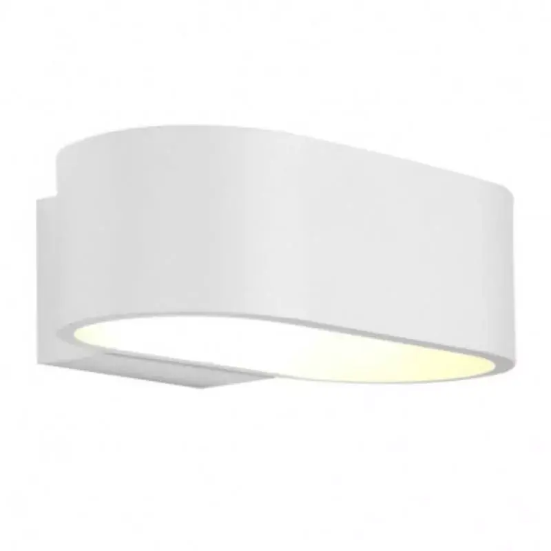 Applique murale SMD Blanche Miidex - 6W - 3000°K - Non dimmable - Avec ampoule Soldes