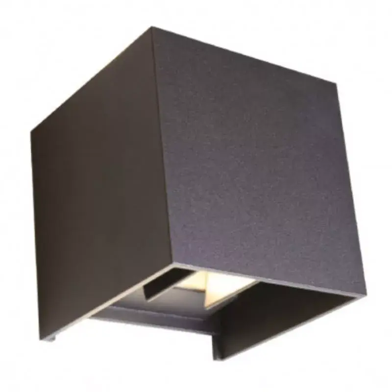 Nouveauté Applique murale LED Noire – 7W – 3000K – IP54 – Non dimmable – Avec ampoule