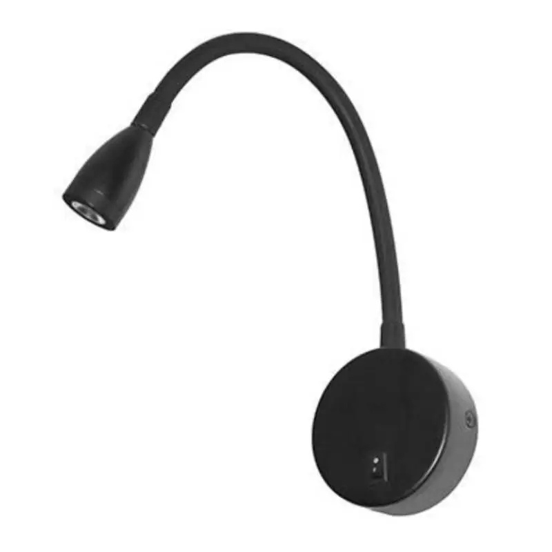 Petit Prix Applique murale LED Betsy 1 Indigo - 3W - 3000 K - Noir