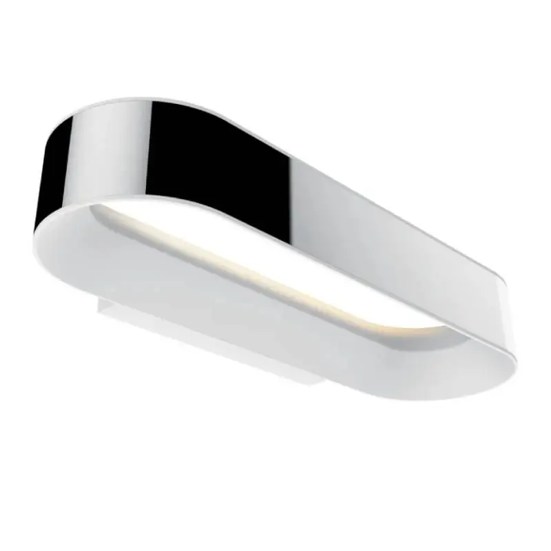 Achetez Aujourd’hui Applique murale Agena LED - Chrome - 20W - 2700K - IP44 - Dimmable - Avec ampoule