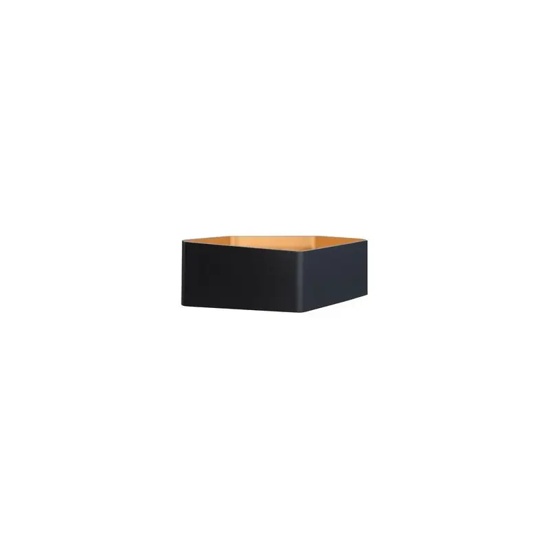 Applique murale Taylor - 20W - 3000K - 1300lm - Dimmable - Avec ampoule - Noir et Or Authentique