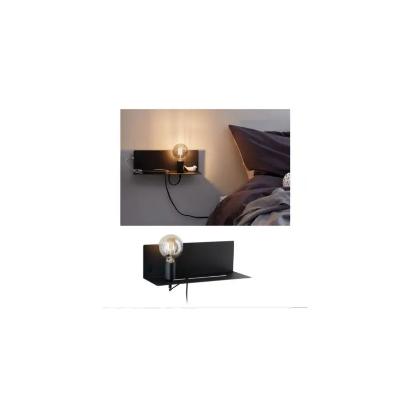 Seulement Aujourd’hui Applique murale Devara - Métal - E27 - 40W - IP20 - Sans ampoule