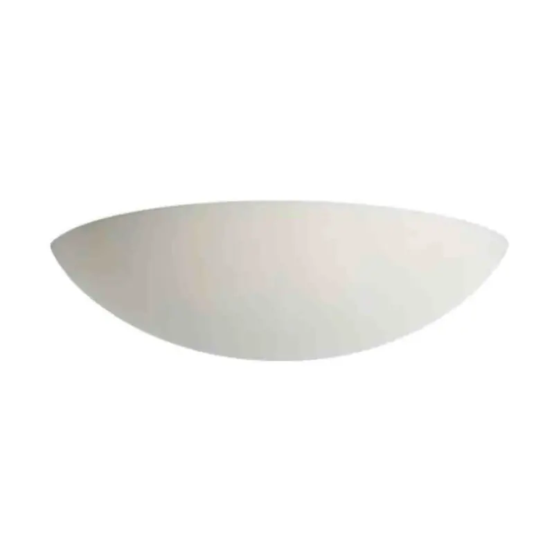 Applique murale en plâtre Domino S5 Aric - 77W max - E27 - IP20 - Blanc Petit Prix
