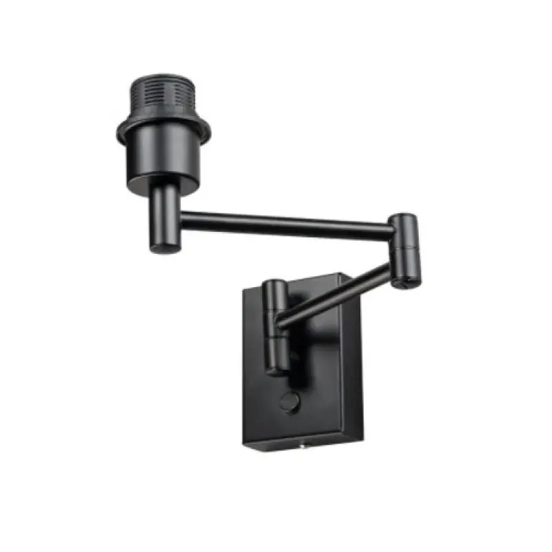 Applique extensible Fenda SLV – E27 – 40W – Noire – Sans abat-jour Tendance