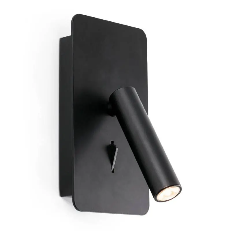 Applique liseuse Suau Faro - 3000K - Saillie - Noir Seulement Aujourd’hui