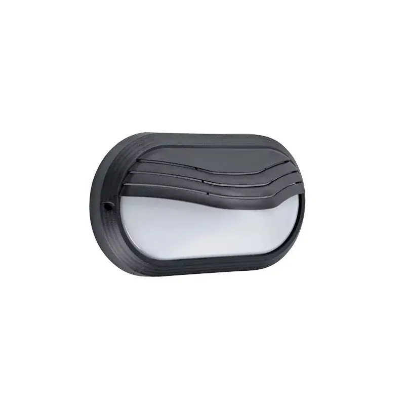 Dernier Modèle Hublot étanche OVO 270TP noir E27 - 40W - IP65 - sans ampoule