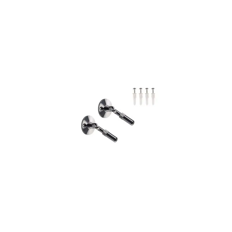 Tendeurs moyens pour câble tendu T.B.T – Chrome – 2 pièces – Fixations murales incluses Livraison Express