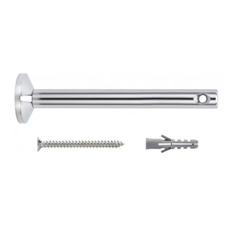 Renvoi d'angle/Support pour système de câbles suspendus DC - Chrome Haute Qualité