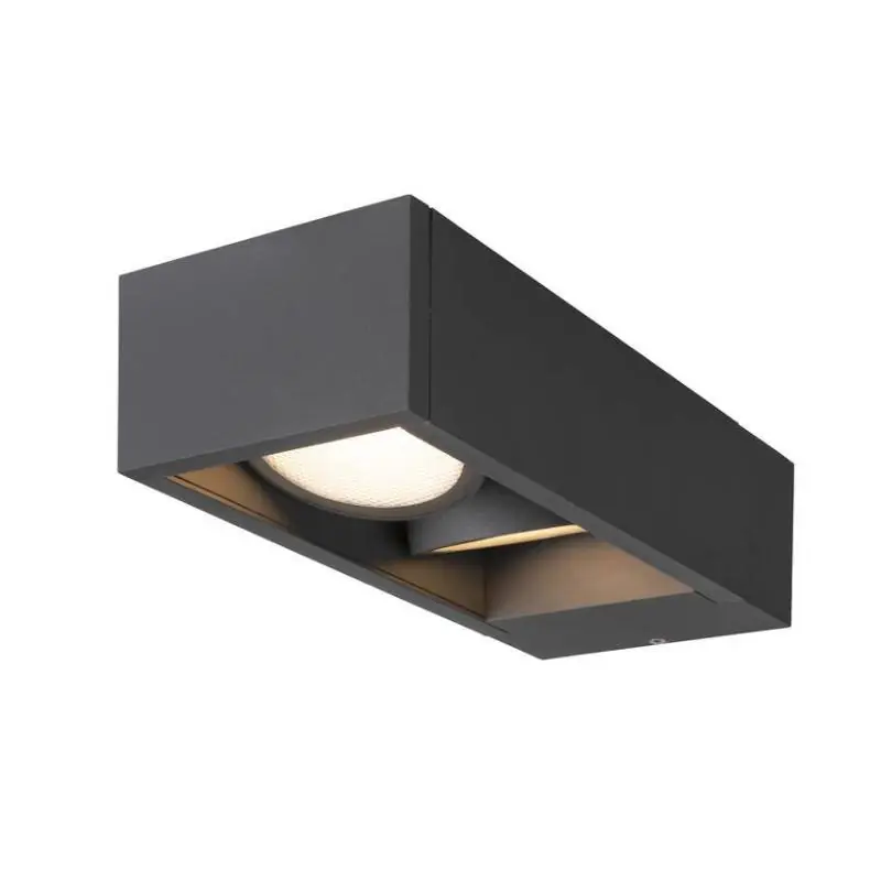 Applique LED extérieure double ESKINA FRAME SLV – 27W – 3000/4000K – IP65 – Anthracite – Rectangulaire Offre Spéciale